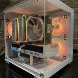 All White AM5 Ryzen 5 And RTX4070 Gaming Pc