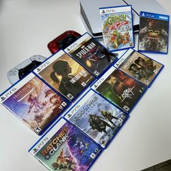 Sony PlayStation 5 - PS5 Slim Disc Console -  1TB Storage - PS5 BUNDLE