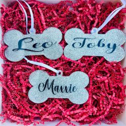 Christmas Dog Bone Ornaments