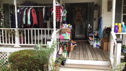 Yard Sale Thursday, Friday and Saturday lots of new and used item  new clothes  $2.00 to $3.00 each for the family .