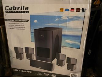 Cabrila Technology 5.1 1500W Home Theater System