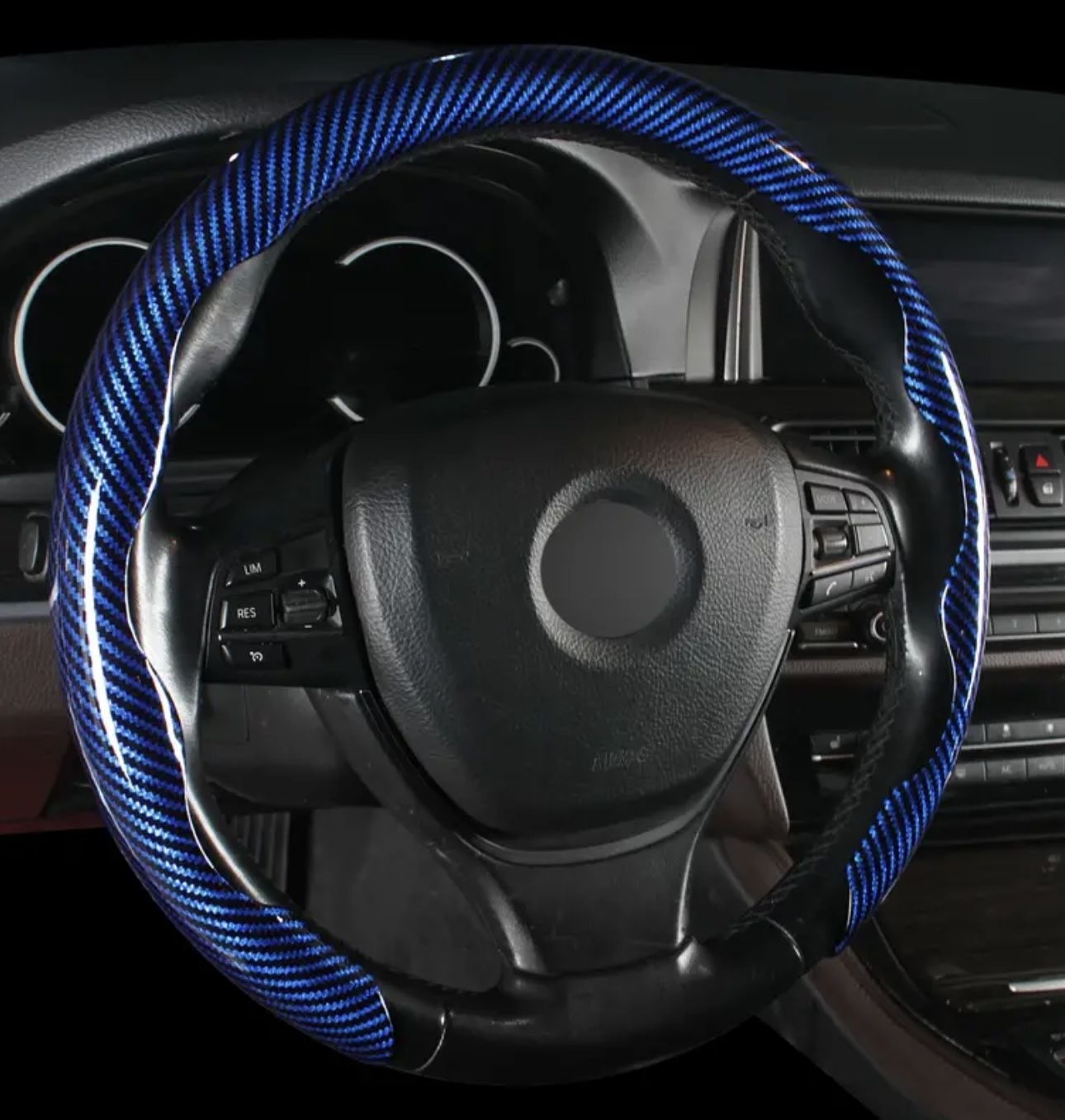 Carbon Fiber Universal Car Steering Wheel Cover