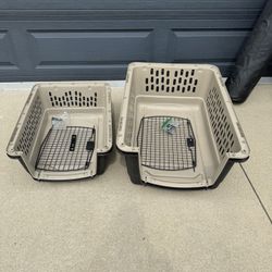 Dog Crates (1 Medium & 1 Large) 
