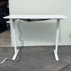 Electric Standing Desk 23"-49" in White (IKEA)