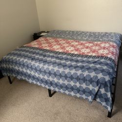King Mattress + Metal Bed Frame