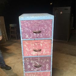 Wooden Filing Cabinet 