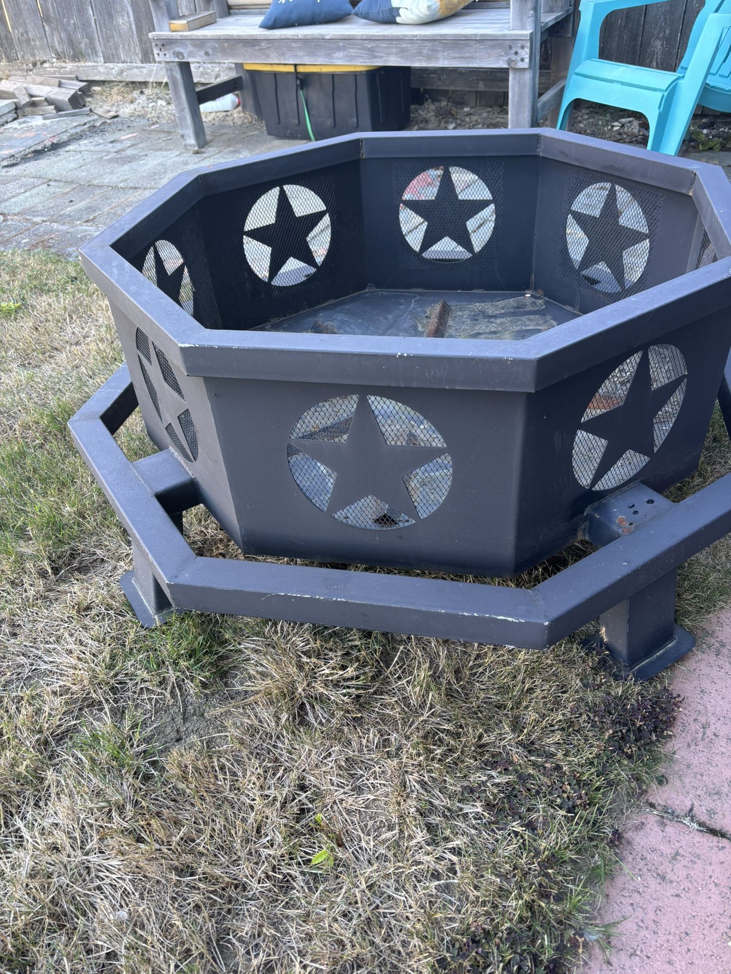 43.3 octagon fire pit