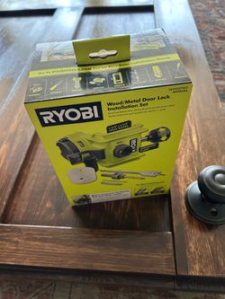 Ryobi Wood/Metal Door Lock Installation Kit - Used Once, Like New!