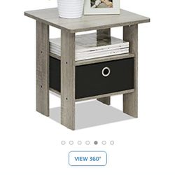 Grey End Table