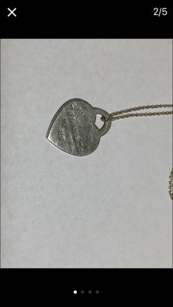 Tiffany heart pendant