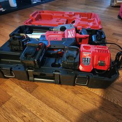 Milwaukee M18 Rotary/ Hammer Drill(3 Batteries/charger Included
