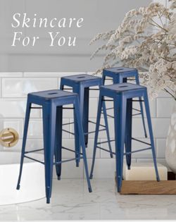 Metal Indoor-Outdoor Barstool