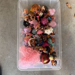 Lol Dolls W Accessories 1 Shoe Box Full. $35  
