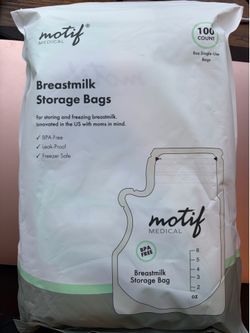 Breastmilk Storage Bags (Sealed Pack of 100) [Total of 4 Available]