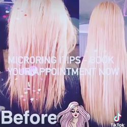 Extensiones Microring Weft Tapeins 