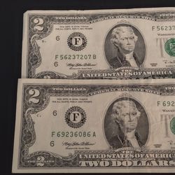 $2 Dollar Bills 1995 Billetes De Colección 