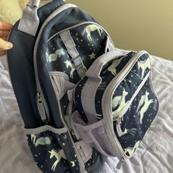Pottery Barn Backpack And Lunch Box Set 