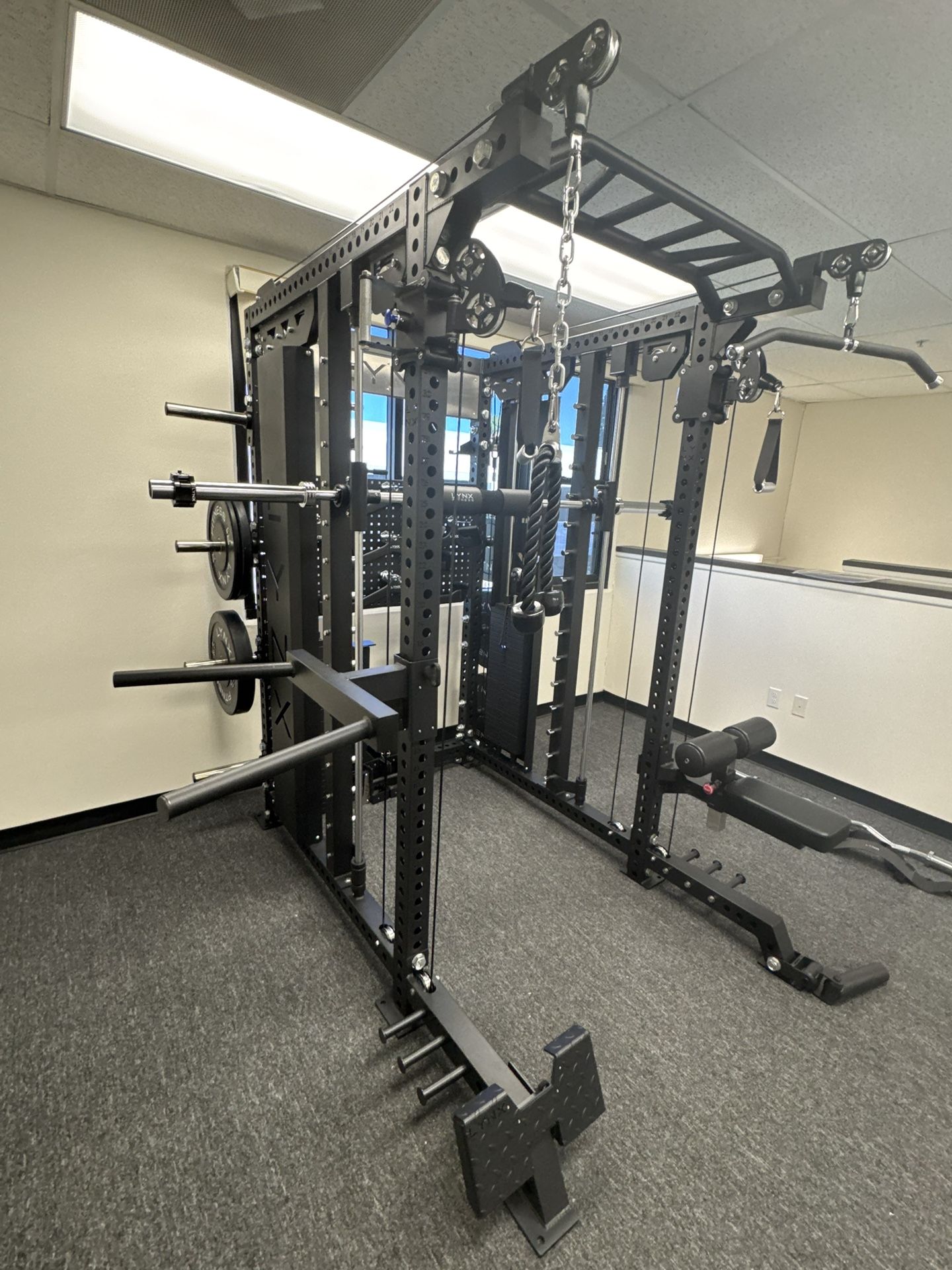 All In One Commercial Home Gym🟪Dual Cable Machine🟪Smith Machine🟪Squat Rack