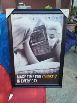 Poster Framed. 39.5"x 27.5"