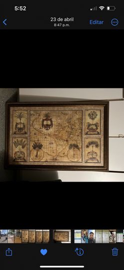 OLD MAP CHART OF THE AMERICA CONTINENT