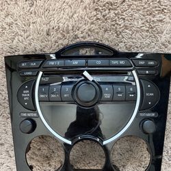 Mazda RX8 stereo faceplate