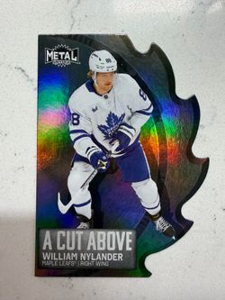 2025-26 Metal Universe William Nylander A Cut Above 2 of 30 CA Maple Leafs SSP1:267 packs!! CASE HIT