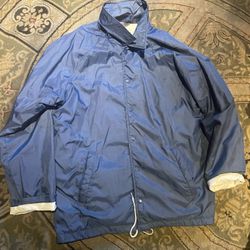 Blue Windbreaker 