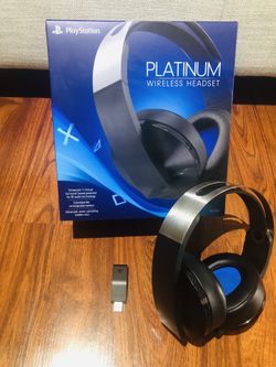 PS4 Platinum wireless headset