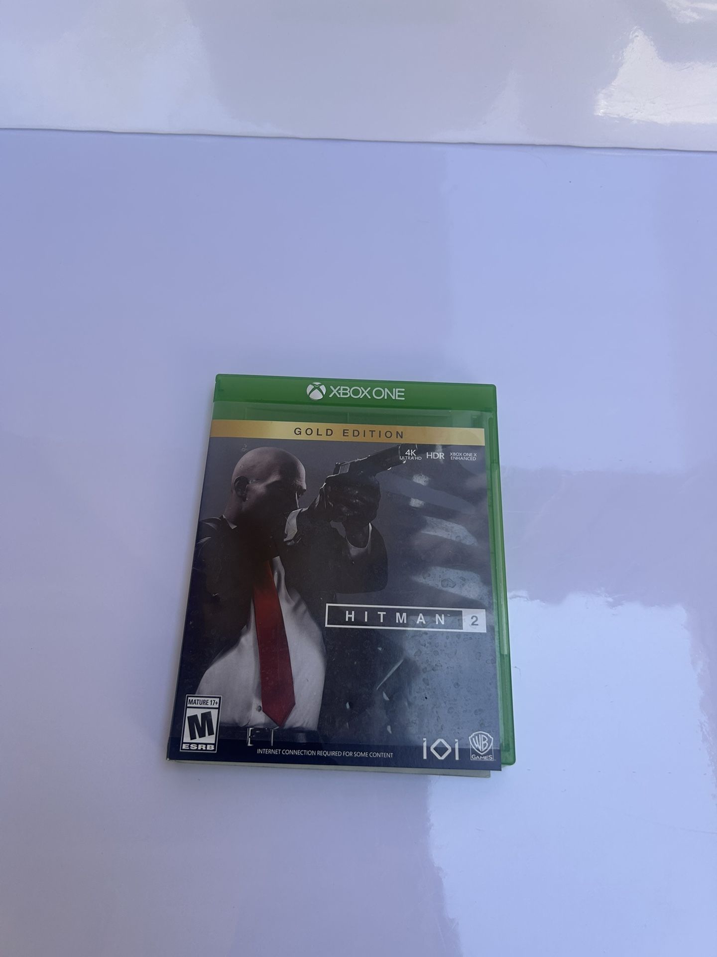 Xbox One Hitman 2 Gold Edition Game Case Only