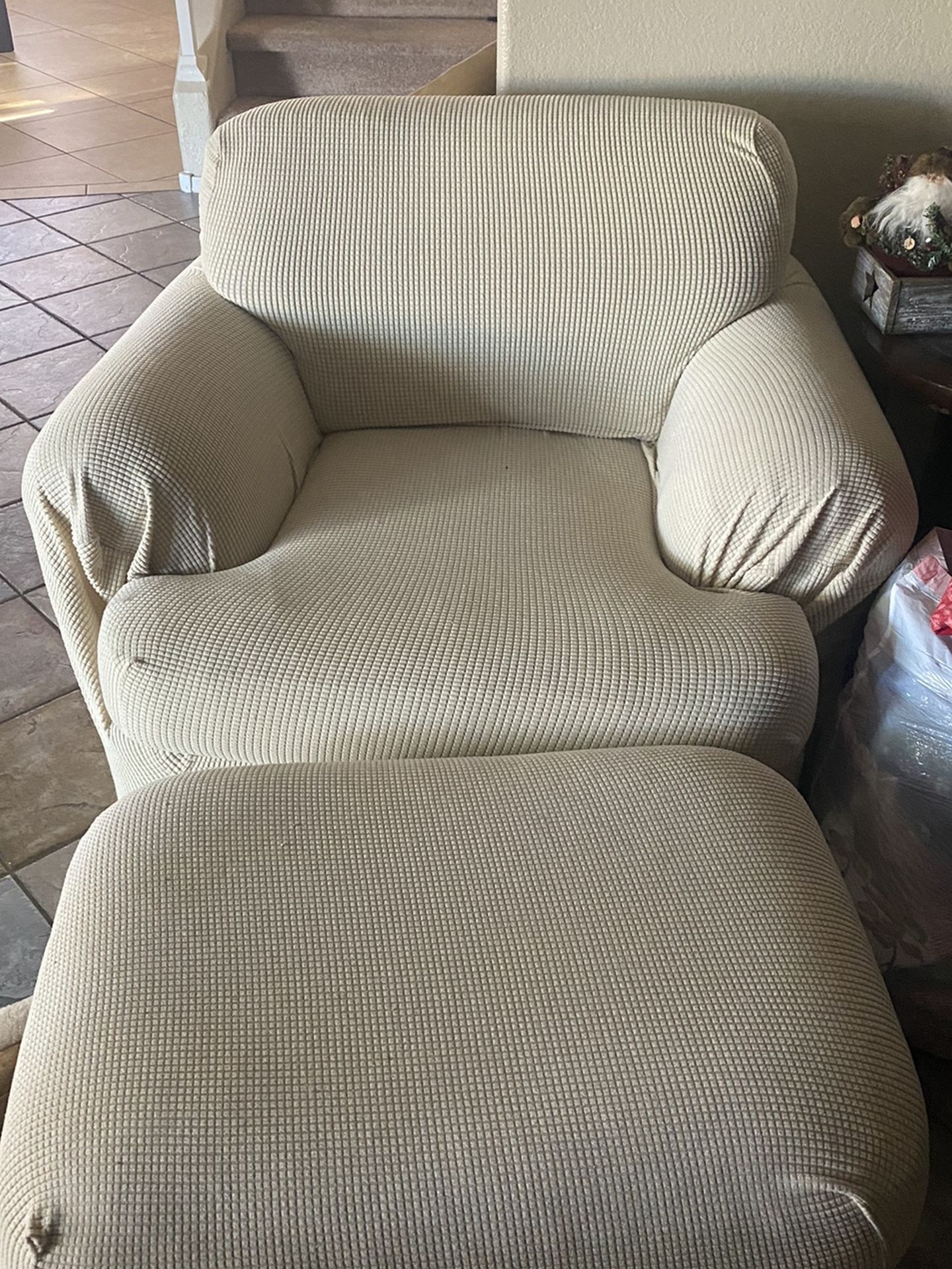 Free For Pick Up! Arm Chair And Ottoman