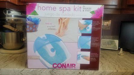 Conair Home Bubbling Spa Kit for Hands & Feet, Foot Bath & Paraffin Bath