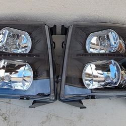 07-13 Chevrolet Silverado LED Headlights Luces Micas Calaveras Faros Faroles Focos Chevy
