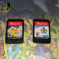 Pokemon Sword & Pokemon: Let's Go, Pikachu (( NINTENDO SWITCH GAMES))