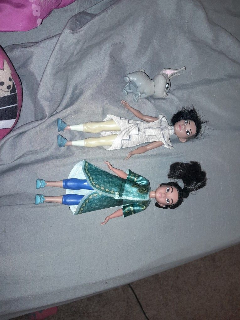 Raya And Namari Dolls