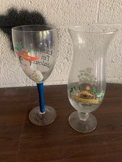Novelty Drinking Glasses Set of 2