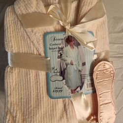 Women's Robe With Eye Mask 