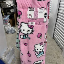 Faux Fur Hello Kitty Blankets