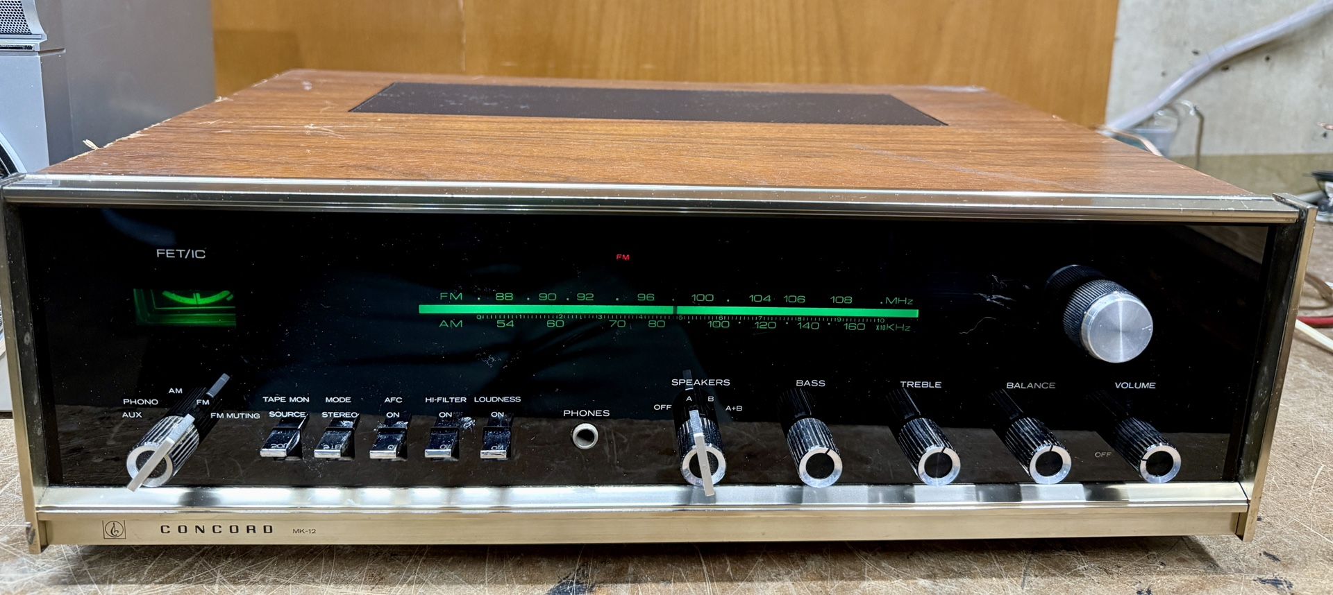 Vintage Concord Stereo Receiver Model MK-12