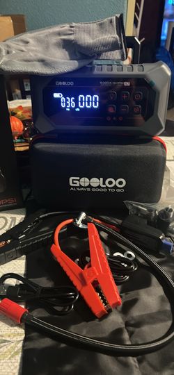 Gooloo Car Battery Jump Starter with Air pum