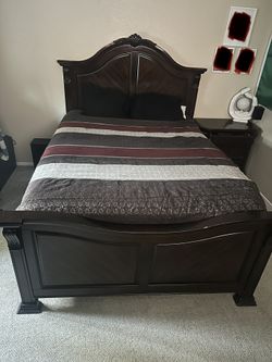 Queen Bed Frame With Box Spring 