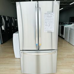 NEW 28.7 Cu. Ft. 3-Door French Door Refrigerator with Ice Plus - Stainless Steel Model:LRFCS29D6S