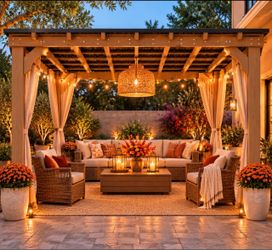 12' x 10' Cedar Wood Gazebo – Hardtop Steel Roof