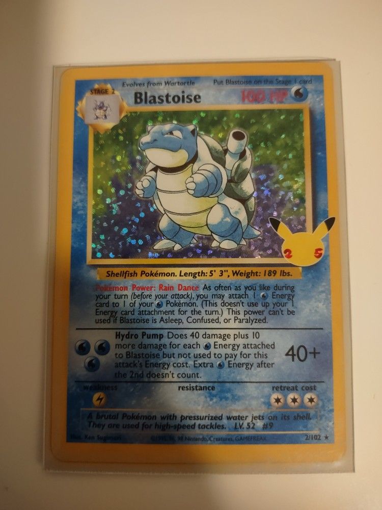 Pokemon Celebrations Blastoise 2/102