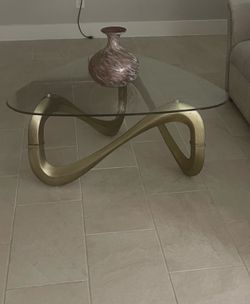 Coffee table with matching end table