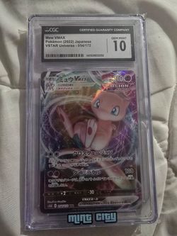 Mew VMAX CGC 10 Gem Mint Japanese Pokemon Card