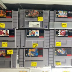 Snes games prices are in Descrition