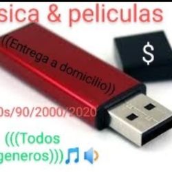 Memorias Usb Con Musica O Viddos Al Gusto Del Cliente