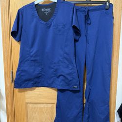 Navy Blue Grey’s Anatomy Scrub Set - Women’s Size Medium