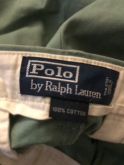 Ralf Lauren pants green cotton 100%