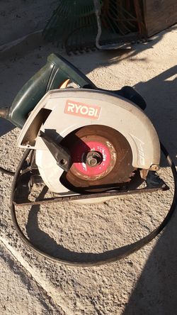 Used ryobi cutters machine.